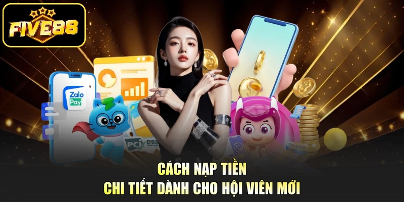 Cách nạp tiền chi tiết dành cho hội viên mới 